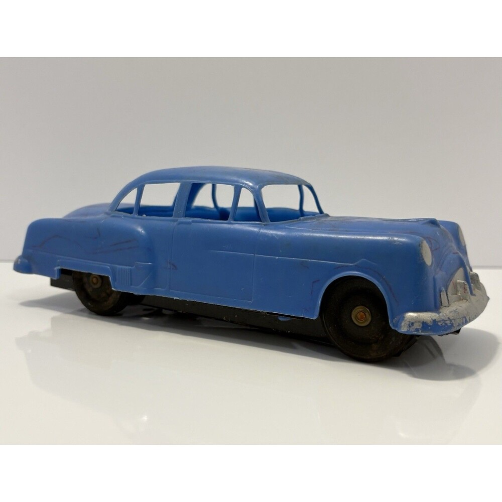 VTG Toy Car Highly Distressed OG Retro Blue Model Toy